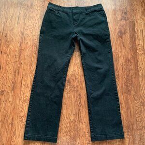 Dockers Women's Stretchy Cotton and Elastane Pants US Women Size 12M in Black